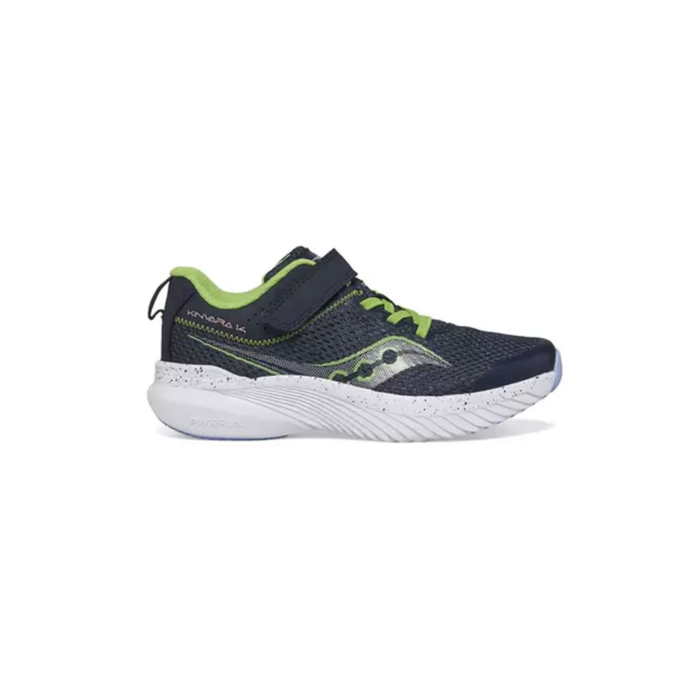 Παιδικά sneakers με πράσινες λεπτομέρειες Kinvara 14, Saucony